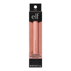 e.l.f. No Budge Shadow Stick, Longwear, Smudge-Proof Metallic Eyeshadow, Rose Gold, 0.056 Oz (1.6g)