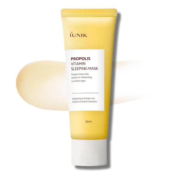 IUNIK Propolis Vitamin Glow Sleeping Mask Night Moisturizer Cream 2.03 Fl Oz Overnight Moisturizing cream