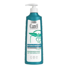 Curel Hydra Therapy In Shower Lotion, Itch Defense Body Moisturizer with Advanced Ceramide Complex, Vitamin E, & Oatmeal Extract