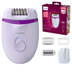 Philips Corded Compact Epilator BRE27500 Satinelle Essential Purple