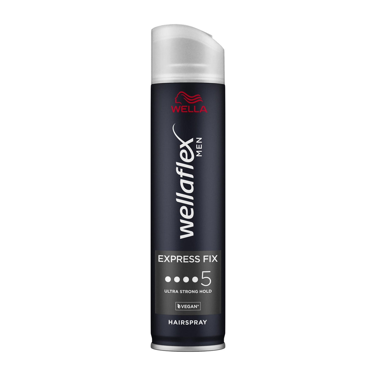 Wella Wellaflex Men Hairspray – Long-Lasting Hold, Gentle on Scalp, Vegan, Dermatologically Tested, Recyclable Can – 250ml