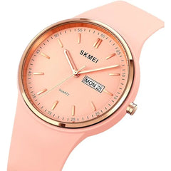 SKMEI Watches Lady Waterproof Fashion Casual Wrist Watch-Pink