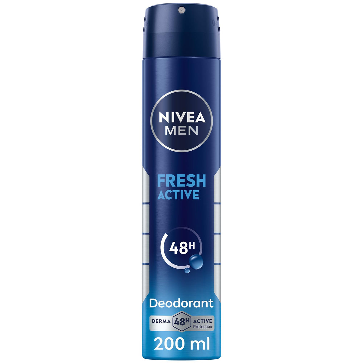 NIVEA MEN Antiperspirant Spray for Men, Fresh Active Fresh Scent, 200ml