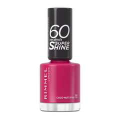 Rimmel London Colour Your Way 60 Seconds Super Shine Nail Polish - Quick Drying - Resists Chips & Fading, Lasts Up To 10 Days - Precise Application In One Stroke-152 Coco-nuts For You,8 ml(.25 fl.oz)