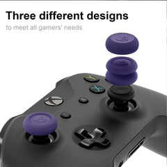 QUEENADA Joystick Replacement Cap Thumb Grip - Joycon Grip Button Stick Cover Switch Controller Compatible with Nintendo Switch D Analog Cap Skin Replacement Part Repair Kit Accessories(purple)