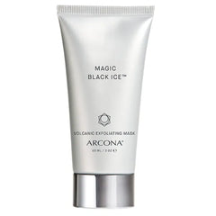 ARCONA Magic Black Ice - Icelandic Volcanic Sand, Black Lava, Charcoal and Mandelic Acid Exfoliate, Purify, Brighten and Decongests Skin - 2 oz
