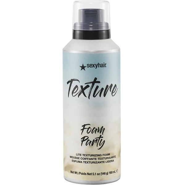 SexyHair Texture Foam Party Lite Texturizing Foam, 5.2 Oz