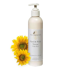 Bee Naturals Ultra Rich Hand & Body Nectar - Lotion to Moisturize Dry Skin on Hands and Body, 8 oz