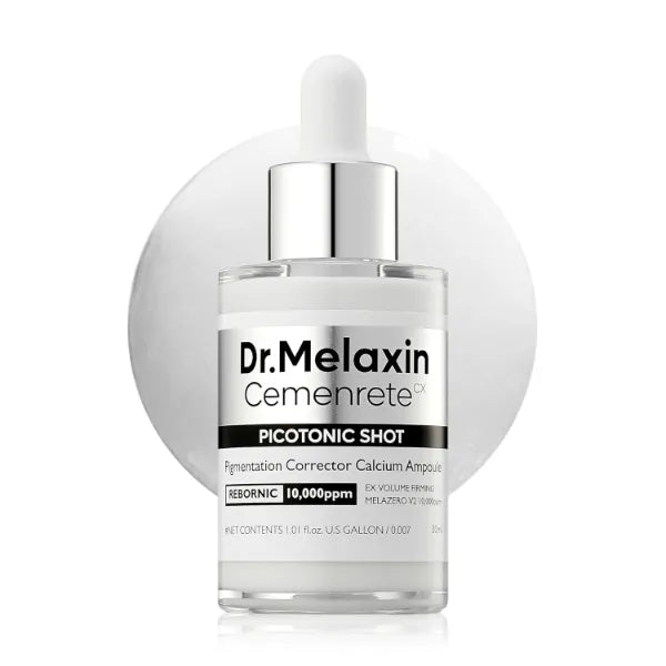 Dr.Melaxin Cemenrete Picotonic Shot Calcium Ampoule for Even Skin Tone & Skin Clarity Anti-aging Dark spot care 1.01 fl.oz