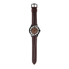 Fossil Men's Townsman Stainless Steel Mechanical Automatic Watch - Dark Brown