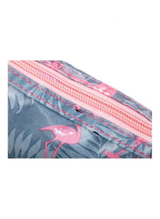 3-Piece Waterproof Cosmetic Bag Set in Grey,Pink