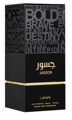 Lattafa Jasoor Eau De Parfum Spray for Men, 3.4 Ounce