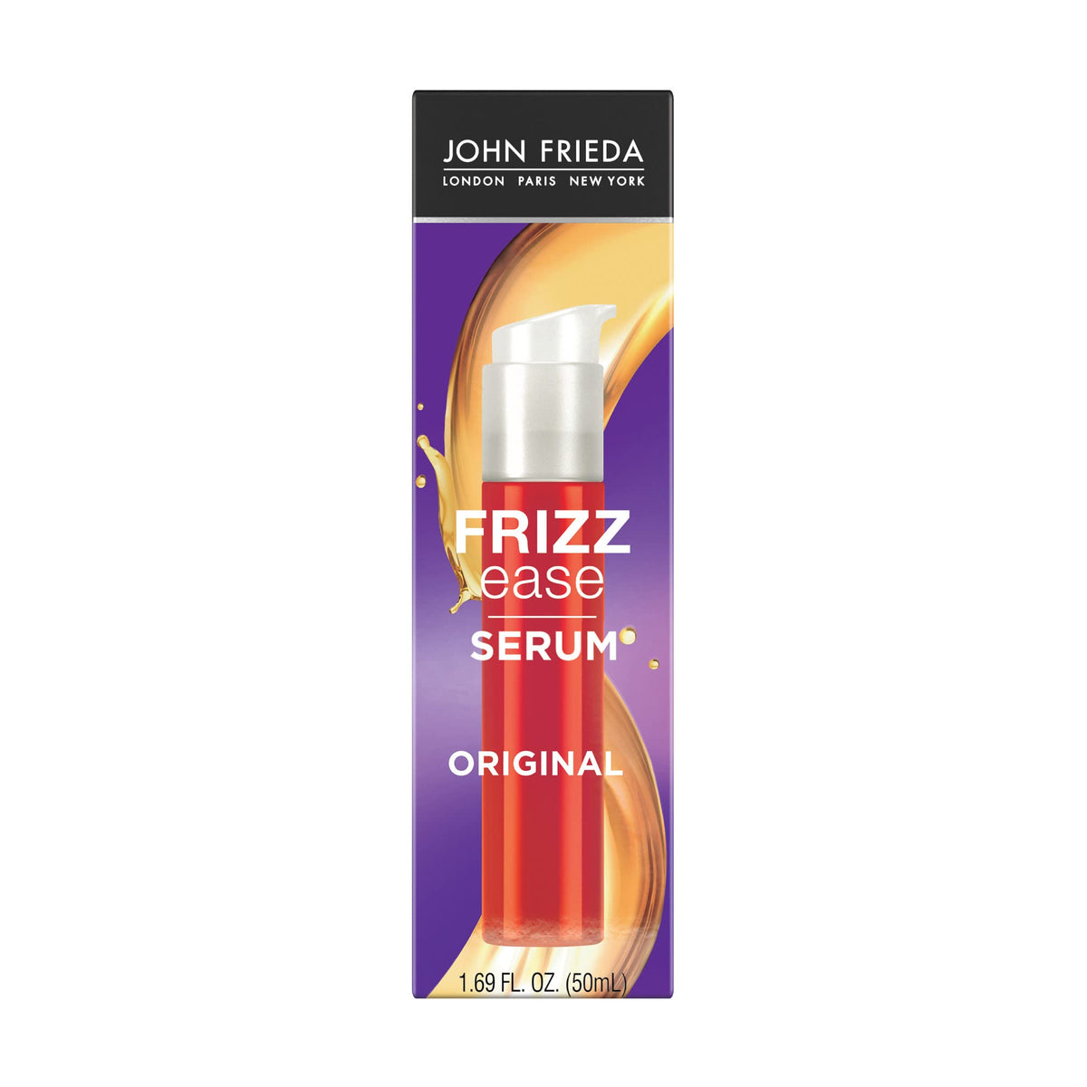 JOHN FRIEDA Frizz Ease Original 6 Effects Serum 50ml - Instantly eliminate frizz. Repel humidity for silky-smooth style