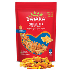 Bayara Snacks Cheese Flavour Crackers and Nuts Mix - 125g
