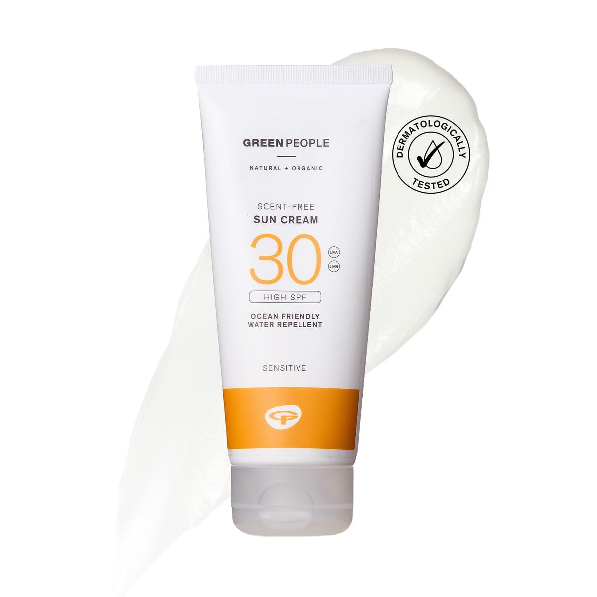 Green People Scent Free Sun Cream SPF30, Natural Sunscreen for Face & Body - Suitable for Sensitive Skin - Non Comedogenic, Reef Safe, 200ml