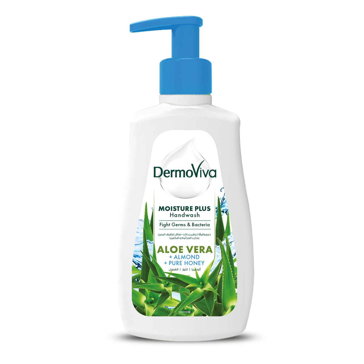 Dermoviva Moisture Plus Care Handwash - 200ml | Gently Cleanses & Provides Intense Hydration Making Your Skin Soft and Supple