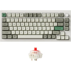 Keychron Q1 Max RGB QMK/VIA Custom Mechanical Keyboard, Full Metal Programmable Knob 2.4 GHz/Bluetooth/Wired Keyboard with Hot-Swappable Gateron Jupiter Switch for Mac Windows Linux - White