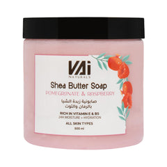 Shea Butter Body Soap – Hydrating & Nourishing – Moroccan Blue Indigo, Aker Fassi & More (Pomegranate & Raspberry)