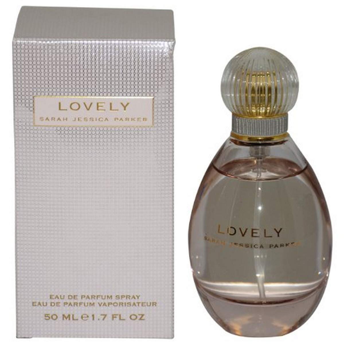 Lovely By SJP EDP Spray For Women - Classically Charming, Ultra-Glamorous Scent - Silky White Amber Fragrance With Powdery, Intimate Notes - Citrus, Lavender, And Musk - 1.7 Oz