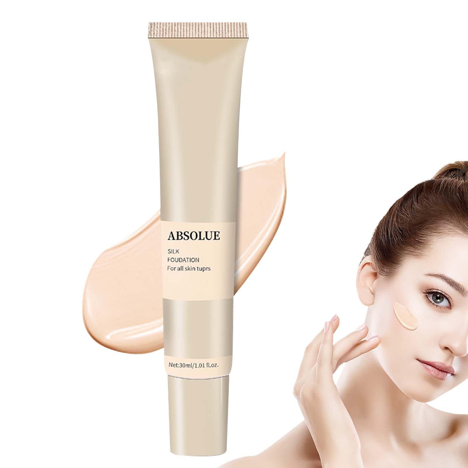 Liquid Foundation Concealer - Long Wearing Foundation Stick Makeups,Natural Cosmetic Accessories for Skin Tones Even, Light Face Foundation for Hiding Blemishes