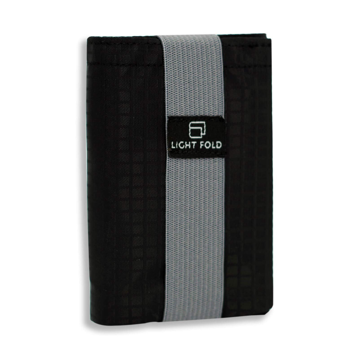 LIGHT FOLD Slim Minimalist Wallets for Men Trifold Nylon Card Holder Men's Wallet Ultra Thin & Stylish Design Front Pocket Wallet with RFID Blocking Hold Up to 12 Cards & Cash, Grey, XS