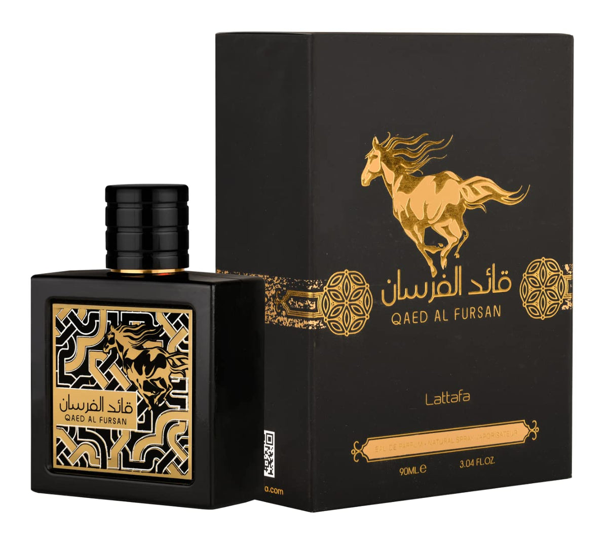Lattafa Qaed Al Fursan Eau de Parfum, Long Lasting - 90ml
