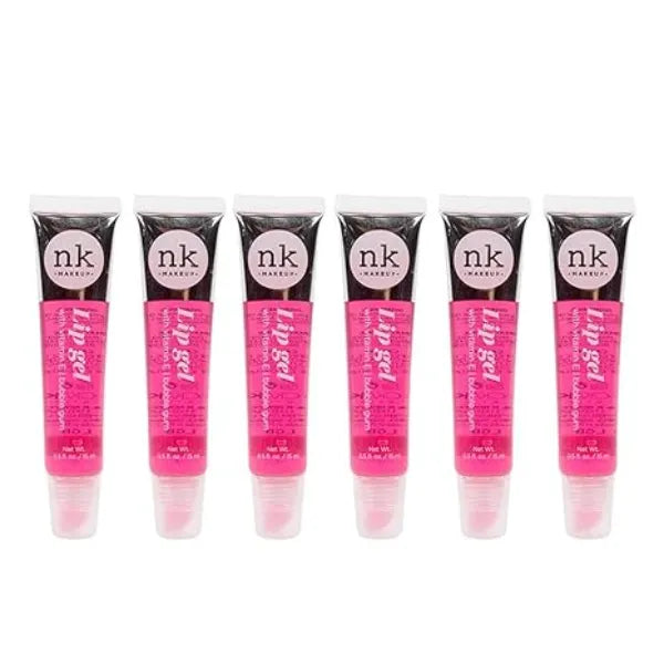 NICKA K NEW YORK Lip Gel Color with Vitamin E (6PACK) (BUBBLE GUM)