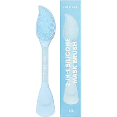 I DEW CARE Skincare Multi Functional Applicator 2 in 1 Cleansing Firming Silicone Mask Brush Soft & Silky Hygenic, Facial Tool, Easy to Wash, Sustainble, Glass Skin, Jelly Spatula