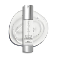 SIMPLY SMOOTH Xtend Keratin Replenishing Finishing Gloss (Pump) - Weightless Finishing Serum for All Hair Types - Adds Shine, Controls Humidity & Eliminates Frizz, 1.69 FL Oz