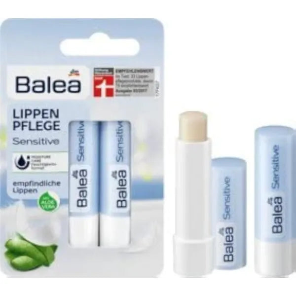 Balea Lip Care Sensitive 9.6 g (pack of 2) - German product