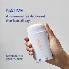 Native Deodorant | Natural Deodorant for Women and Men, Aluminum Free with Baking Soda, Probiotics, Coconut Oil and Shea Butter | Sweet Peach & Nectar