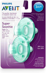 Philips AVENT 2 Piece BPA Free Soothie Pacifier, 3+ months, Green