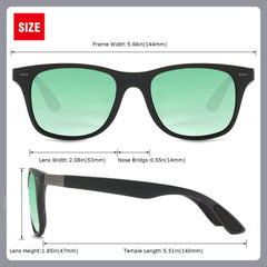 Polarized Sunglasses Mens Womens Cool Fishing Driving Hiking Ultralight Retro Wrap Around Travel sun glasses UV Protection