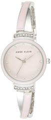Anne Klein Women's Premium Crystal Accented Bangle Watch Set