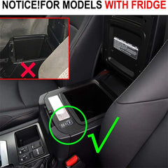 X spring Xspring Center Console Organizer, Armrest Storage Box, Phone Holder, Container Tray for Toyota Land Cruiser Prado LC150 FJ150 Lexus GX400 GX460 GX470 Car Accessories 2020 2019 2018 2017 2016