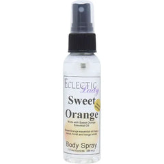 Eclectic Lady Sweet Orange Body Spray, Double Strength, 2 ounces, Body Mist for Women with Clean, Light & Gentle Fragrance, Cologne with Soft, Subtle Aroma For Daily Use