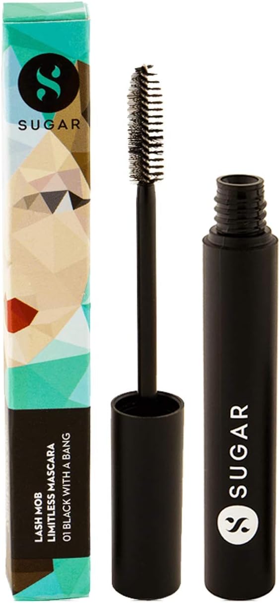 SUGAR Cosmetics Lash Mob Limiless Mascara - 01 Black With A Bang