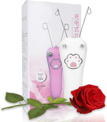 Electric Facial threading Hair Remover, Electric Cotton Thread Epilator for Women, Automatic Threader Machine Epilator for Fine Hairs on Face,Chin,Upper Lip, Arms (White)
