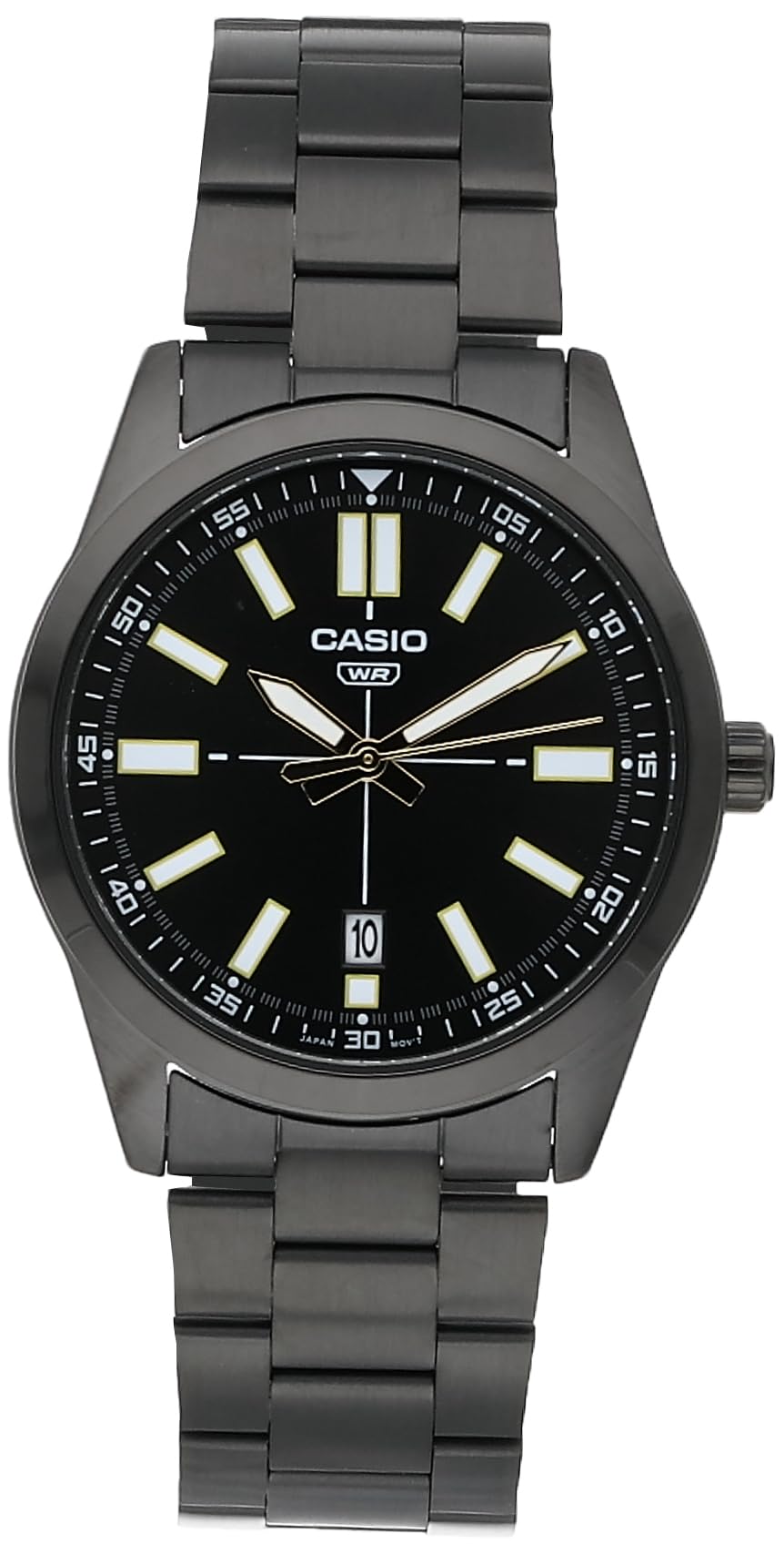 Casio Men's Watch - MTP-VD02B-1EUDF Metallic Black / Black