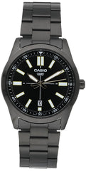 Casio Men's Watch - MTP-VD02B-1EUDF Metallic Black / Black