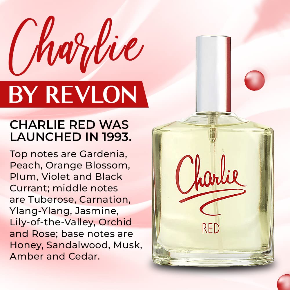 Charlie Red by Revlon for Women - Eau de Toilette, 100ml