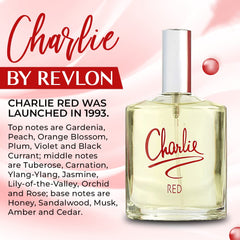 Charlie Red by Revlon for Women - Eau de Toilette, 100ml