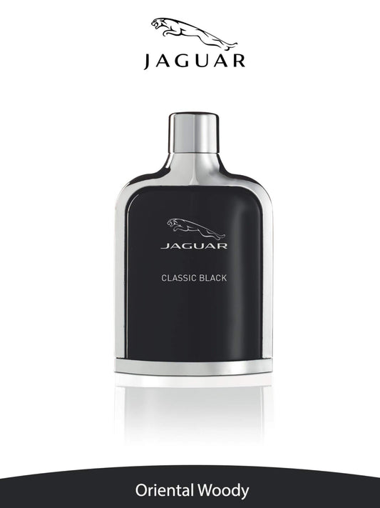 Jaguar Classic Black for Men - Eau de Toilette, 100 ml