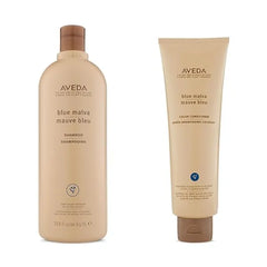 Aveda Blue Malva Shampoo & Color Conditioner Set Purple Shampoo and Conditioner for Blonde & Gray Hair Neutralizes Brassiness & Yellow Tones 95%+ Naturally Derived