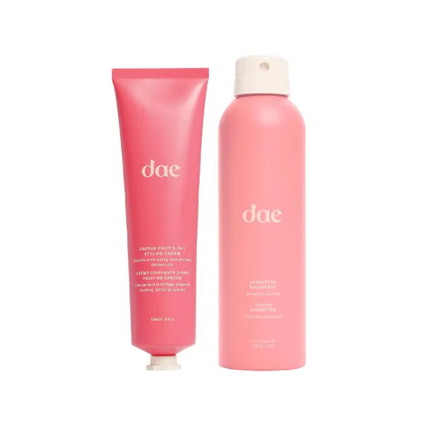 DAE Sunsetter Hairspray & Cactus Fruit 3-In-1 Styling Cream - Lightweight Hold Hair Spray with Cactus Styling Formula for Long-Lasting Style & Smooth Finish
