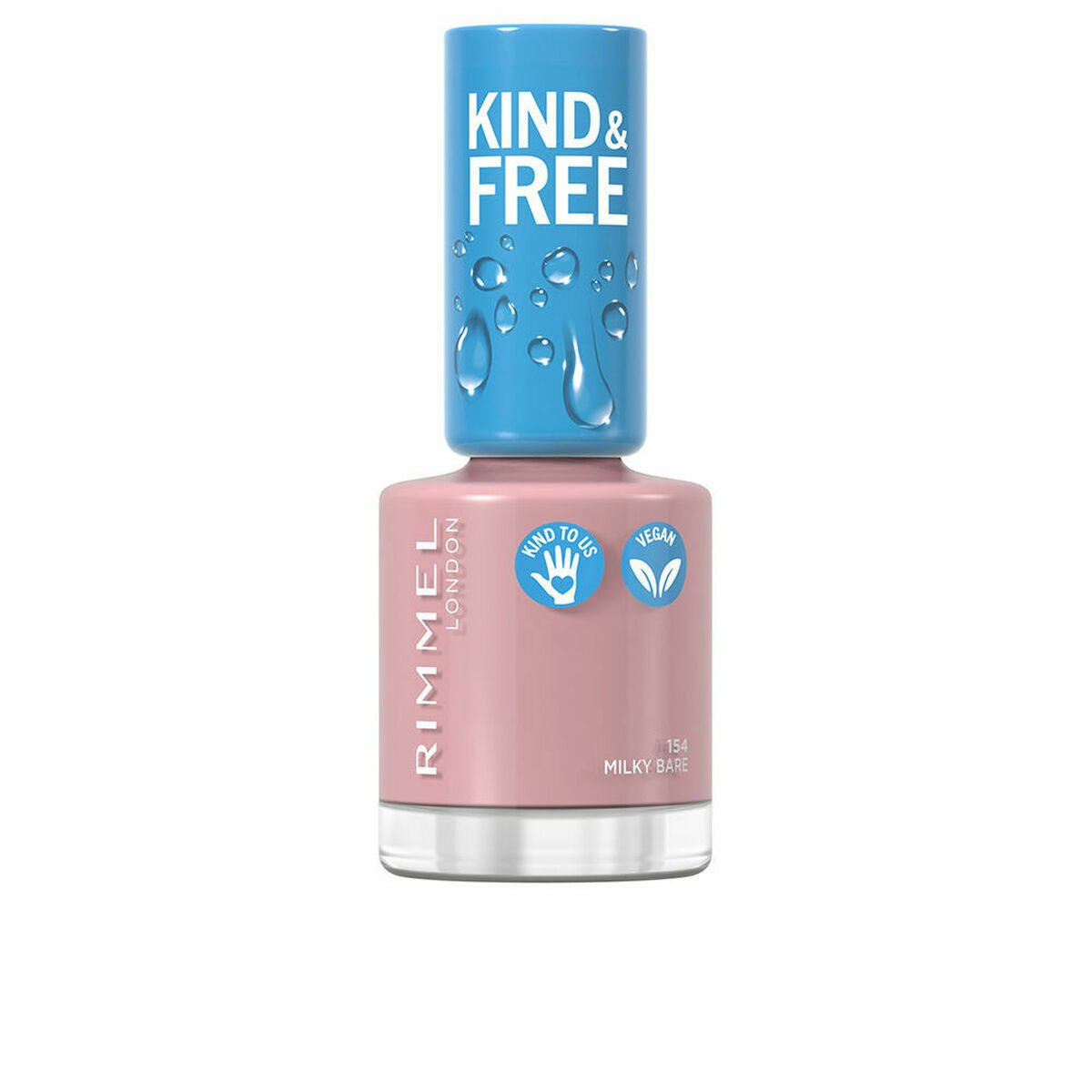 Rimmel Kind & Free Nail Polish - 154 Milky Bare - AllurebeautypkRimmel Kind & Free Nail Polish - 154 Milky Bare