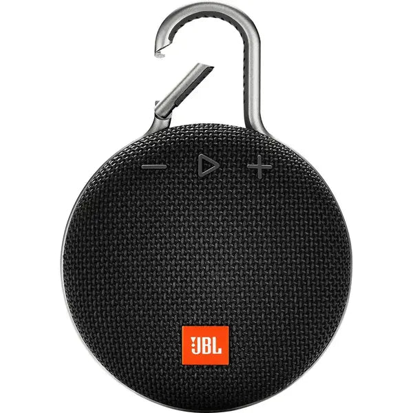 JBL Clip 3 Portable Bluetooth Speaker - Black