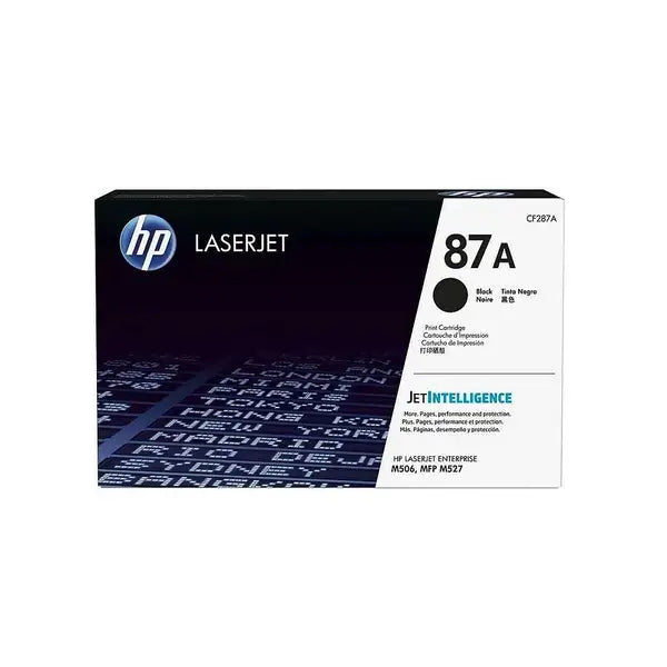 HP 87A Original LaserJet Toner Cartridge (CF287A) - Black