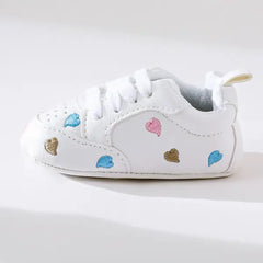 PATPAT Baby / Toddler Valentine Pretty Stars Embroidery Solid Walking Shoes (Various colors) Multicolor