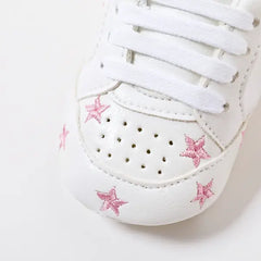 PATPAT Baby / Toddler Valentine Pretty Stars Embroidery Solid Walking Shoes (Various colors) Pink